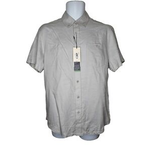 Report Collection M NWT Short Sleeve Button Down Sustainable Modal Shirt